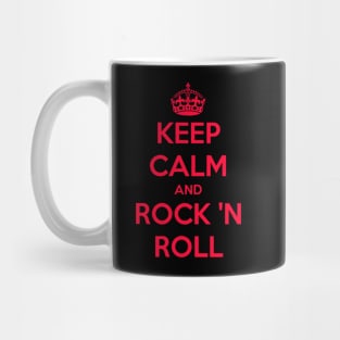 Keep Calm And Rock And Roll Mug